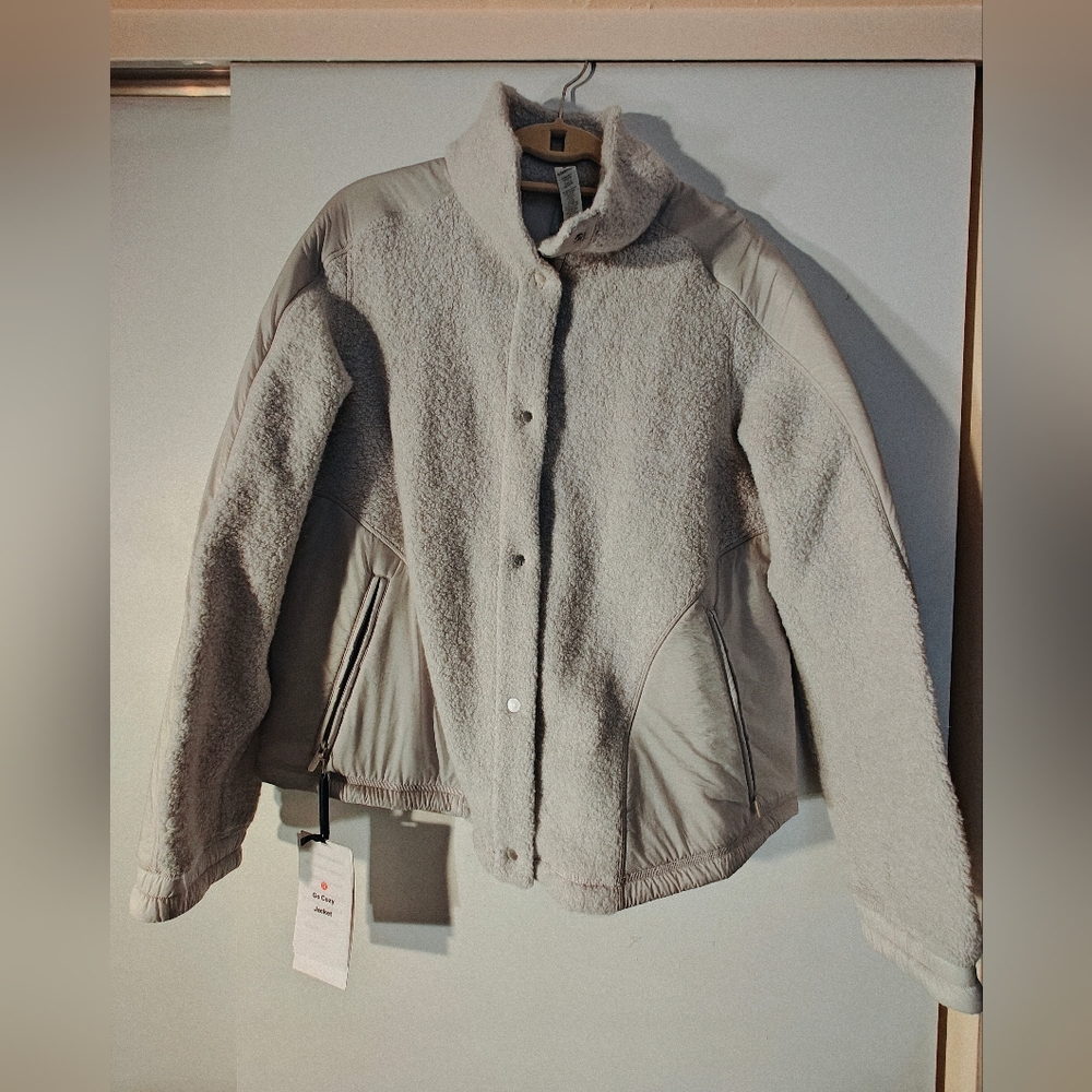 Lululemon Go Cozy Jacket Heather gray, Woman's Size 10